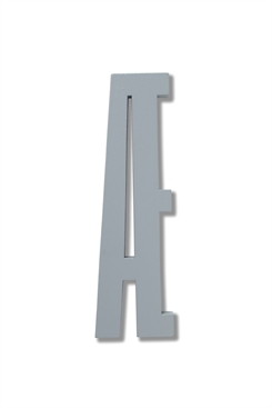 Design Letters ABC Holzbuchstaben in Grau (Æ)