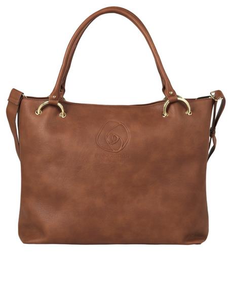 Rosemunde bag - Cacao brown/gold