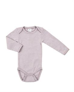 Smallstuff LS body - Blue rose/cold lavender stripes