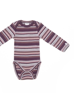 Smallstuff LS body - Aubergine multistriped 