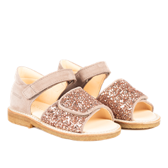 Angulus sandal - Dusty Mauve/Maple Glitter