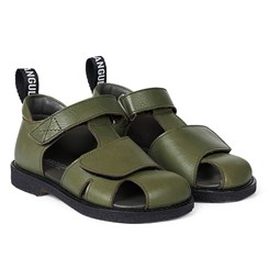 Angulus sandal med justerbar velcro - Mørke grøn