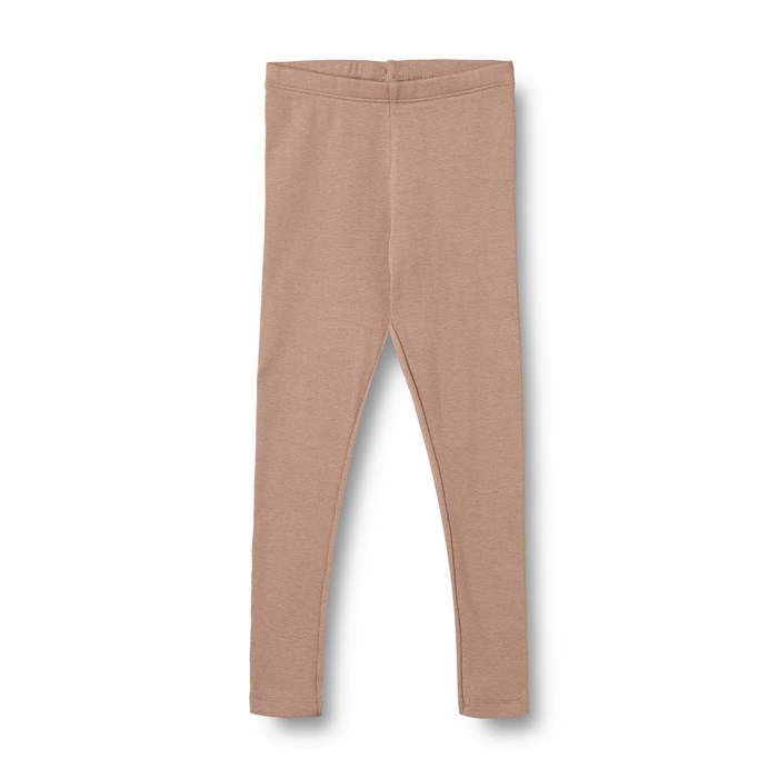 Wheat Rib leggings Maddy - Nougat Rose