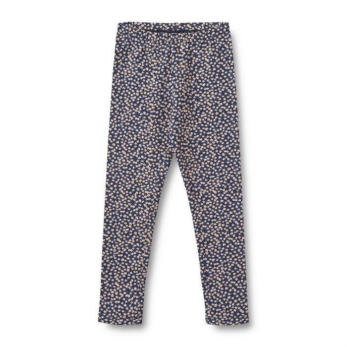 Wheat leggings Jules - Blue flowers