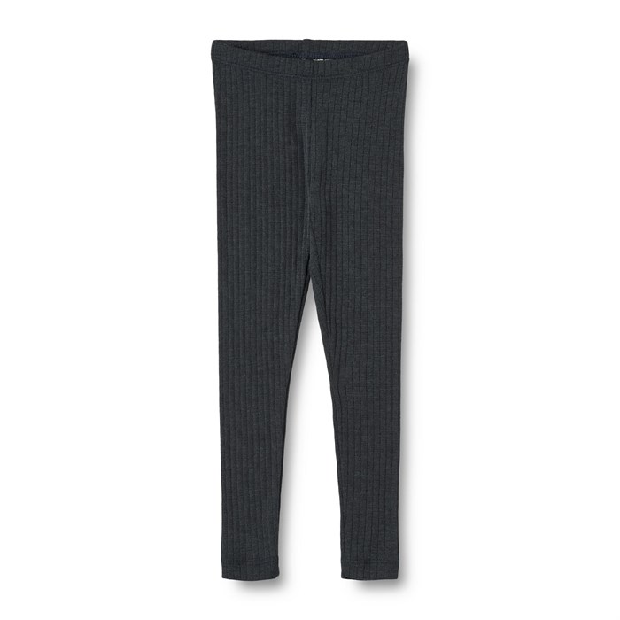 Wheat wool/Silk leggings Agi - Navy