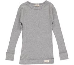 MarMar plain Tee LS (Grey melange)