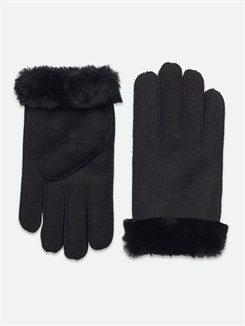 Rosemunde Sydney Shearling gloves - Black