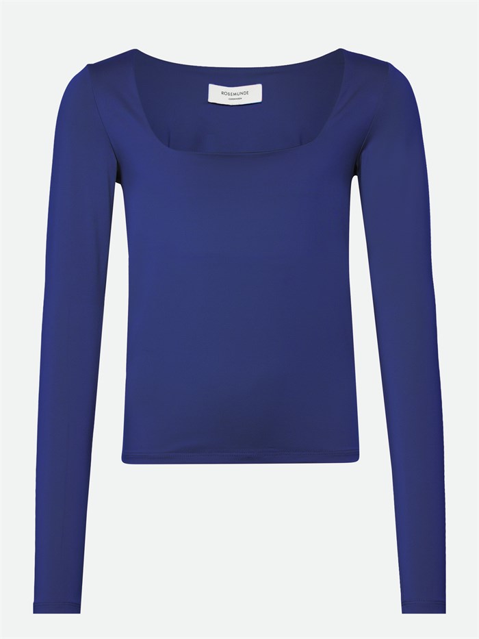 Rosemunde Billie LS t-shirt (vendbar) - Sodalite blue