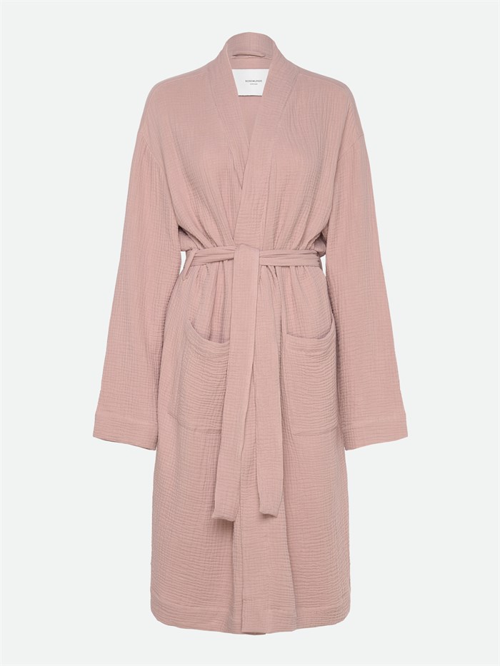 Rosemunde morgenkåbe - Burnt Coral