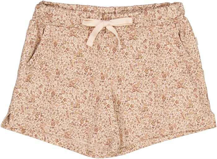 Wheat shorts Minea - Rose flowers