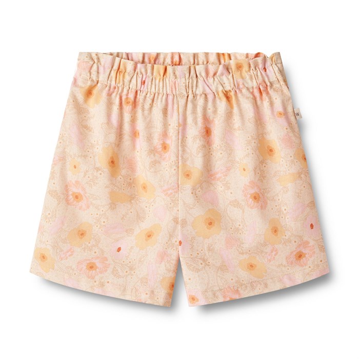 Wheat shorts Silja - Alabaster flower bobbles