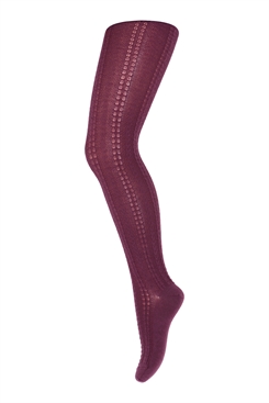 MP Superwash-Wolle – Hanna-Strumpfhose – Grape Wine