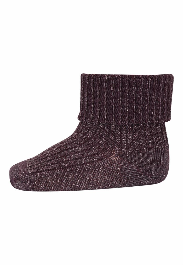 MP Ida Glitter socks - Dark Purple