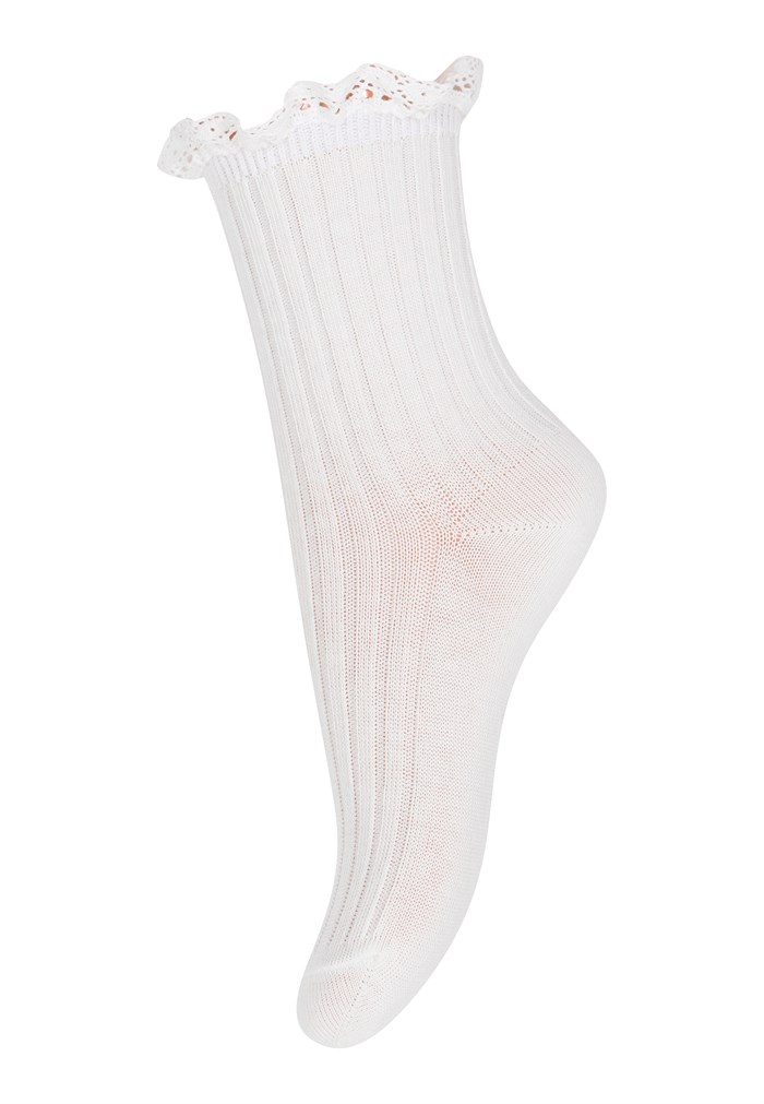 MP Julia socks w/lace - Snow White