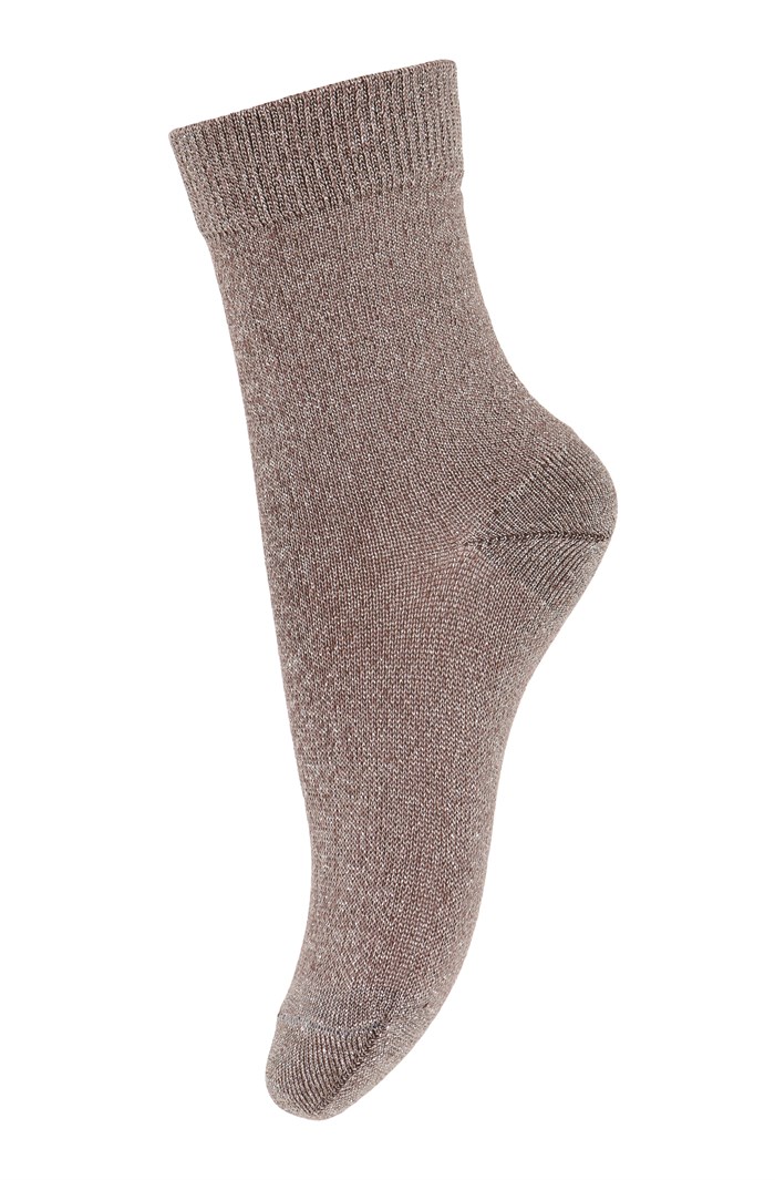 MP Lulu Glitter socks - Brown Sienna