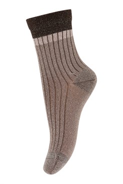 MP Norma Glitzersocken – Brown Sienna