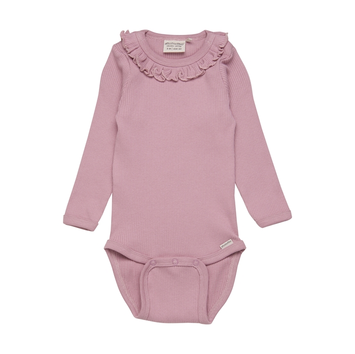 Minymo rib body LS - Lilas