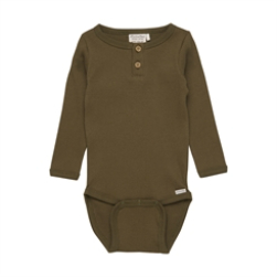 Minymo rib body LS - Dark Olive