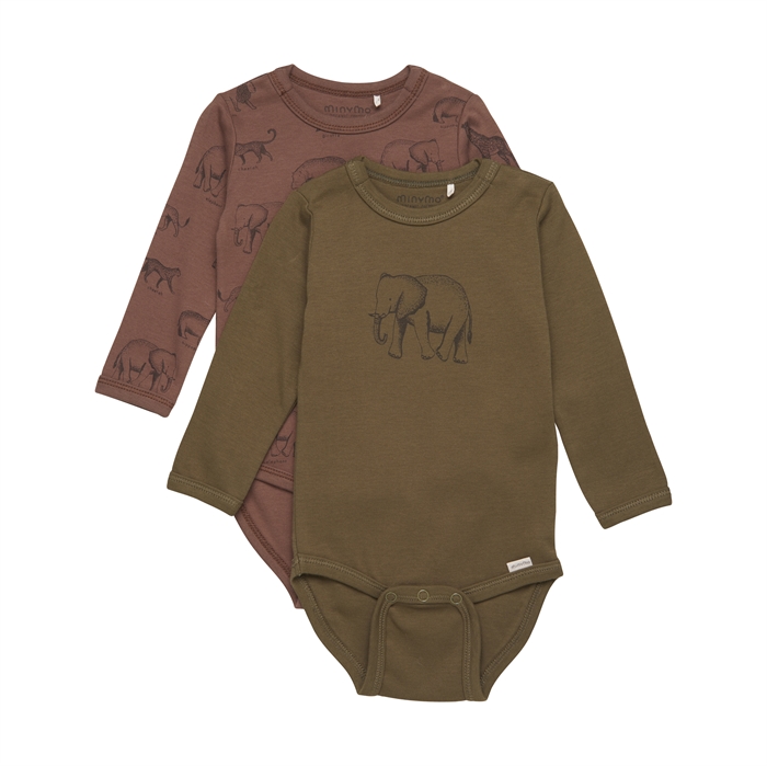 Minymo 2-pak body - Dark Olive