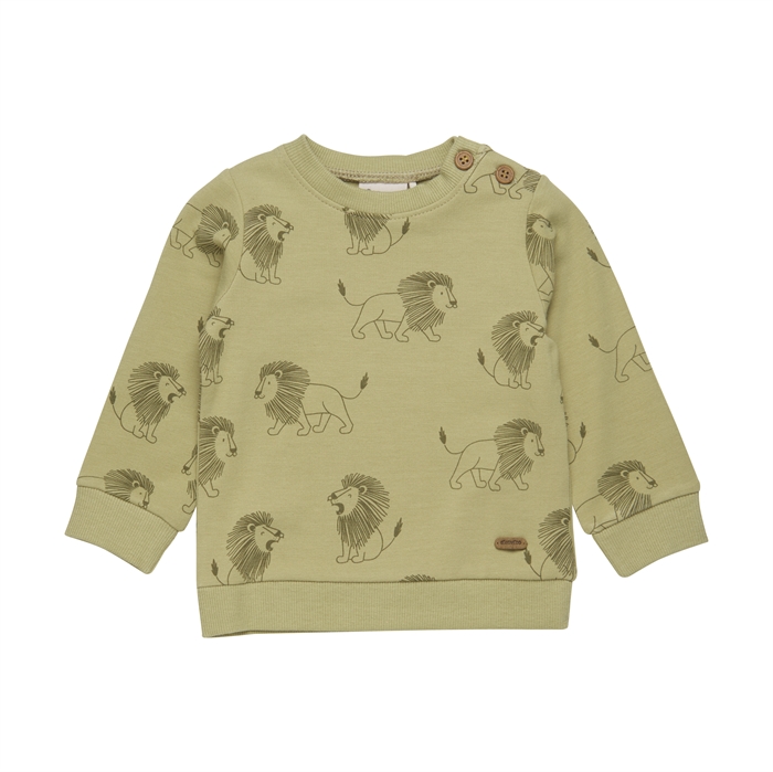 Minymo sweatshirt LS bamboo - Gray Green