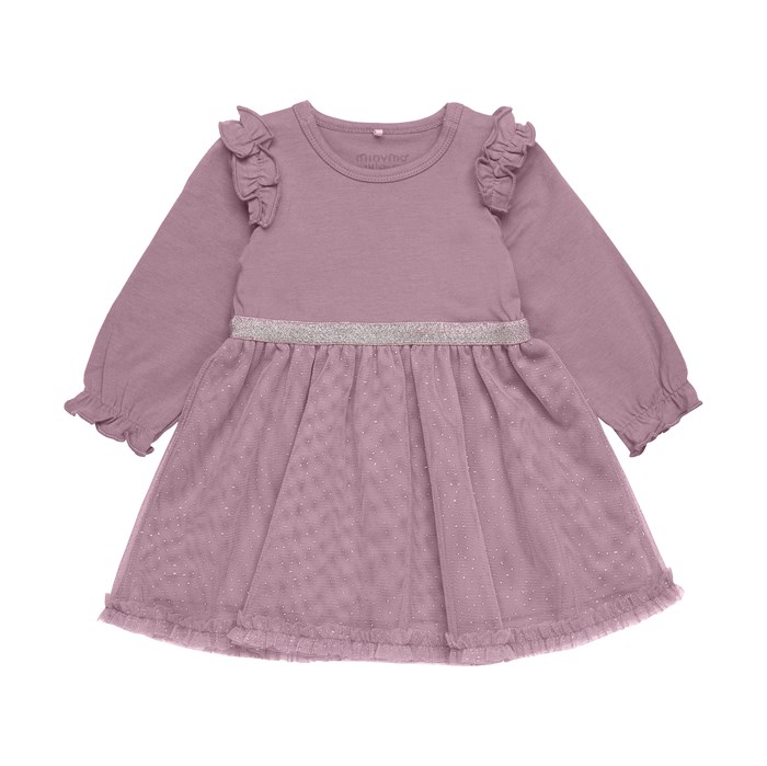 Minymo tulle dress LS - Grapeshake