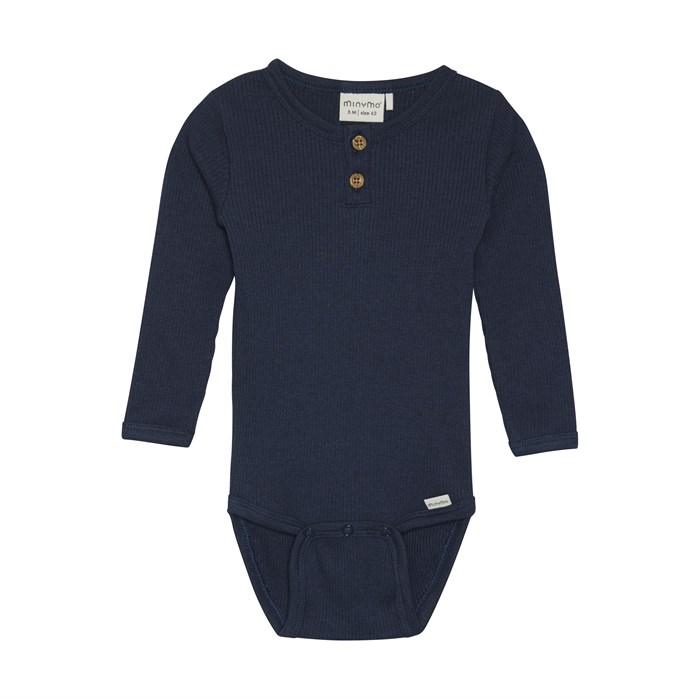 Minymo body rib LS - Blue Nights