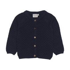 Minymo Cardigan LS knit - Blue Nights