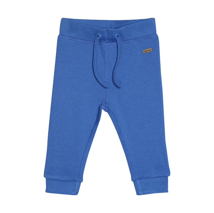 Minymo pants rib - Victoria Blue 