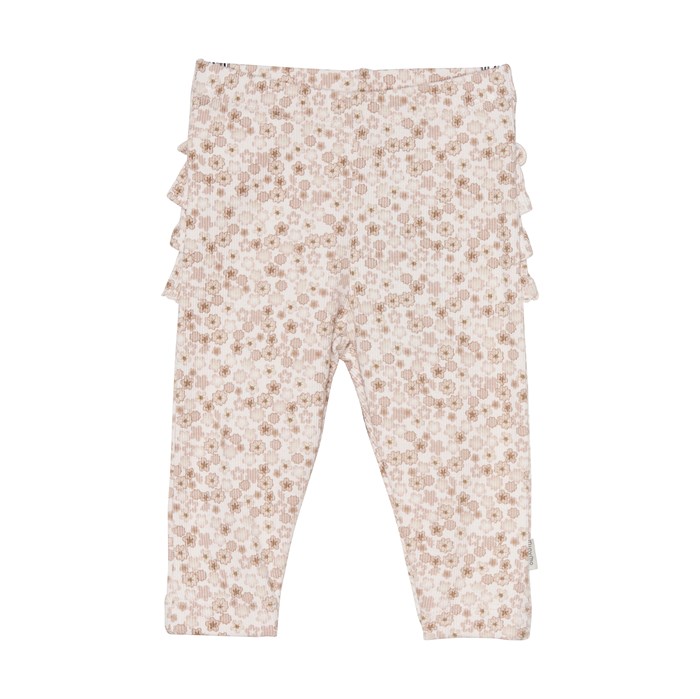 Minymo leggings rib bamboo - Soft pink