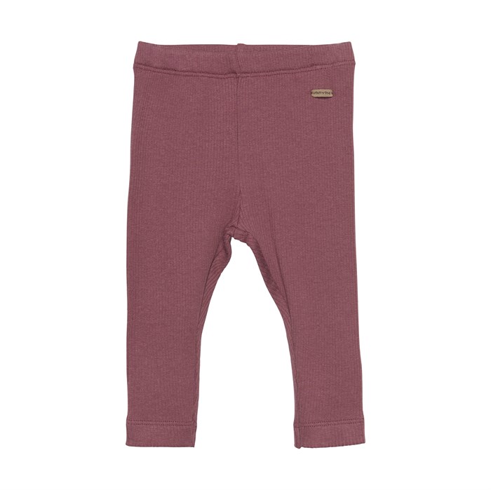 Minymo pants rib - Roan Rouge