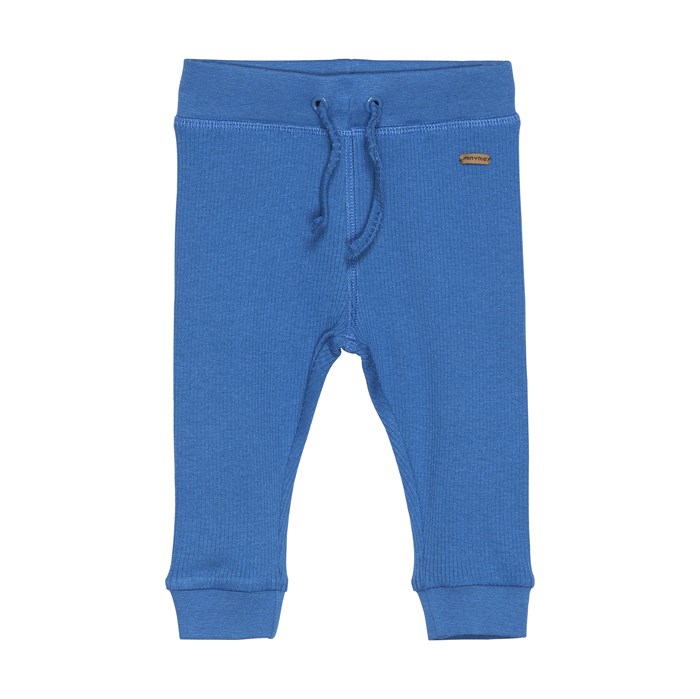 Minymo pants rib - Vallarta Blue