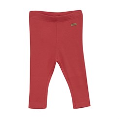 Minymo rib leggings - Tomato Puree