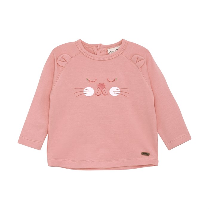 Minymo sweatshirt LS - Strawberry Ice