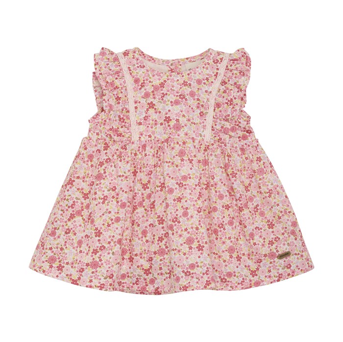 Minymo Dress NS AOP - Pink Dogwood