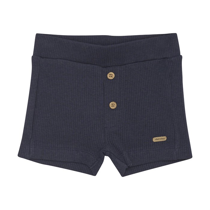 Minymo rib shorts - Blue Nights