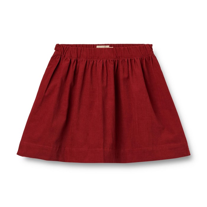 Wheat skirt Sissi - Cherry red