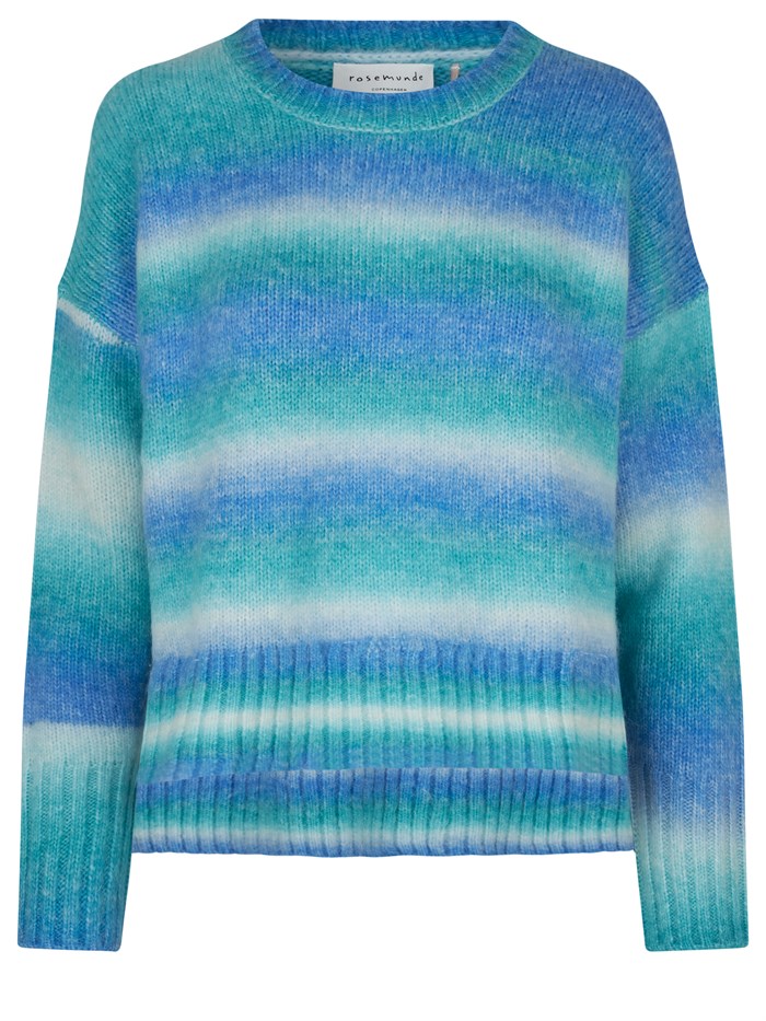 Rosemunde pullover - Aqua gradient