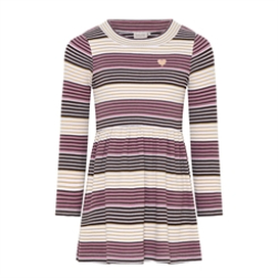 Minymo Kleid LS Rib – Orchideentönung