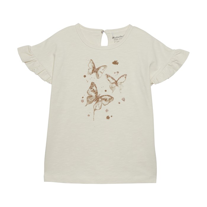 Minymo T-shirt SS - Seedpearl