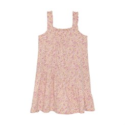 Minymo Dress AOP - Peach Parfait