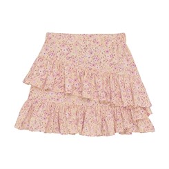 Minymo Skirt AOP - Peach Parfait