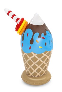 Wassersprinkler – Eiswaffel mit Wurfringen