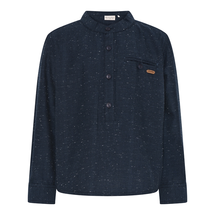 Minymo shirt LS - Collegiate Blue