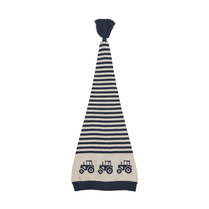 Eine fantastische Pixie-Weihnachtsmannmütze – dunkles Marineblau