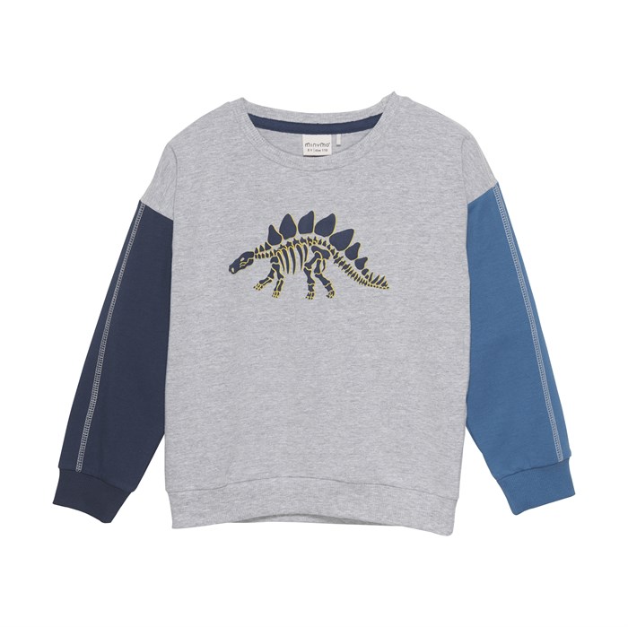 Minymo sweatshirt LS - Medium grey melange