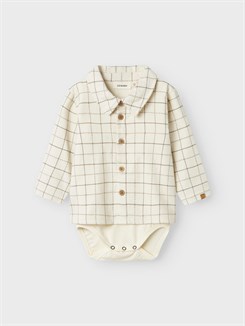 Lil' Atelier Ramos LS body shirt - Turtledove