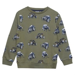 Minymo sweatshirt LS - Deep Lichen Green