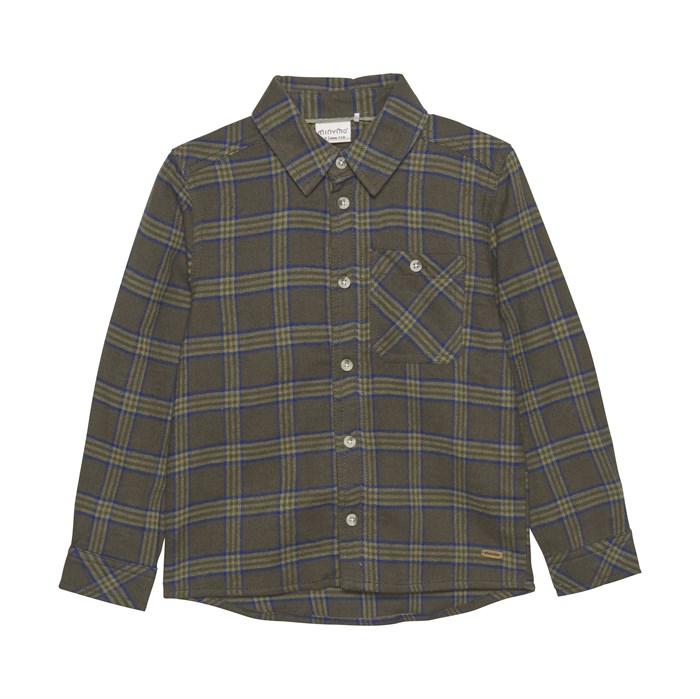 Minymo shirt LS - Olive Night