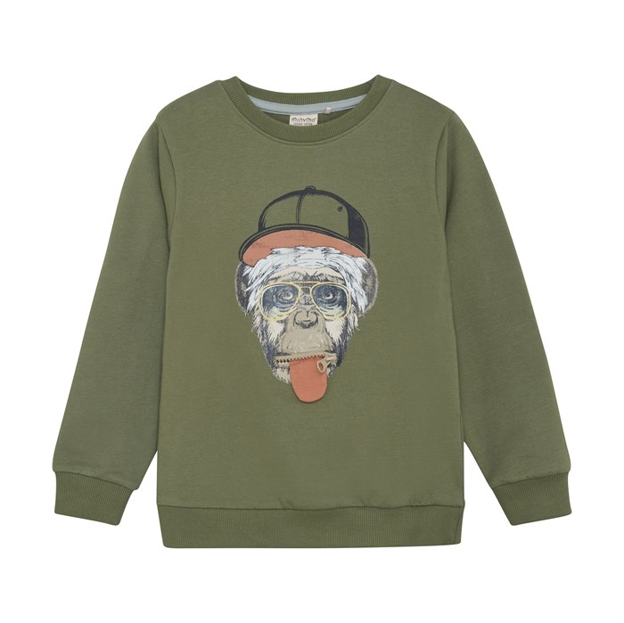 Minymo sweatshirt LS - Olivine