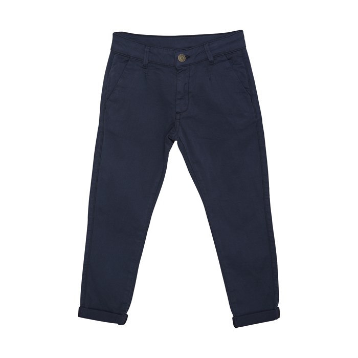 Minymo twill pants - Blue Nights